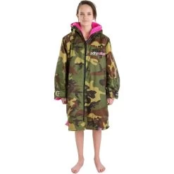 2021 Dryrobe Advance Long Sleeve Premium Outdoor Change Robe LSDABB - Camo / Pink Colour Pink/Camo -Equestrian Clothing Store 4539 4539 3.700x700