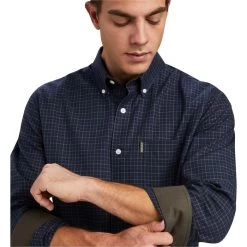 2022 Ariat Mens Clement Shirt 10042098 - Check -Equestrian Clothing Store 4820 F22 MNS ENGL 10042098 detail02.700x700