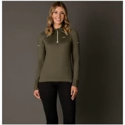 2022 Weatherbeeta Womens Victoria Premium Thermal Baselayer Top 10062510 - Olive Colour Olive -Equestrian Clothing Store 4966 1ae730919b0607a1c87303ee0004f2d8.700x700