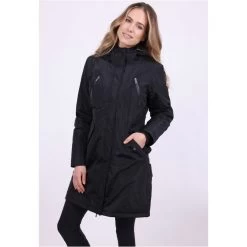 2022 Imperial Riding IRH Jolly Tech Parka KL36322009 - Black -Equestrian Clothing Store 5202 KL36322009 9000 900020 20Black 4.700x700