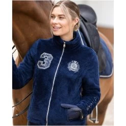 2022 HV Polo Womens Liliane Fleece Jacket 401493452 - Navy -Equestrian Clothing Store 5296 316262652 5624429841005672 7058020265928257139 n.700x700