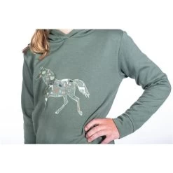 2022 HKM Judy Hoodie 13668 - Deep Green -Equestrian Clothing Store 5365 hkm 13668 2.05ac5c.700x700