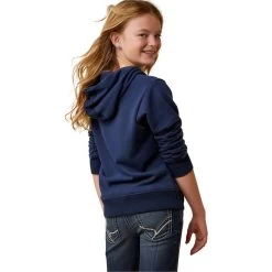 2023 Ariat Junior 3D Logo 2.0 Hoodie 10043381 - Navy / Red -Equestrian Clothing Store 5847 202320Ariat20Junior203D20Logo202.020Hoodie201004338120 20Navy20Red20Back.700x700