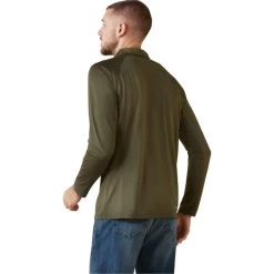 2023 Ariat Mens Sunstopper 1/4 Zip Baselayer 10043608 - Beetle -Equestrian Clothing Store 5856 202320Ariat20Mens20Sunstopper201420Zip20Baselayer201004360820 20Beetle20Back.700x700