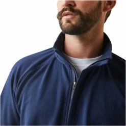 2023 Ariat Mens Portola 1/2 Zip Sweatshirt 10043783 - Navy -Equestrian Clothing Store 5859 10043783 02.700x700