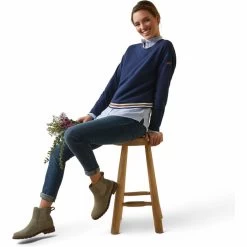 2023 Ariat Womens Pacifica Sweatshirt 10043895 - Navy -Equestrian Clothing Store 5883 10043895 03.700x700