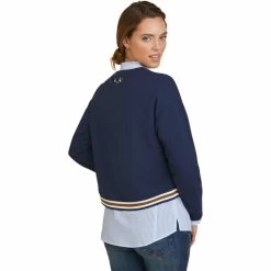 2023 Ariat Womens Pacifica Sweatshirt 10043895 - Navy -Equestrian Clothing Store 5883 10043895 back.700x700