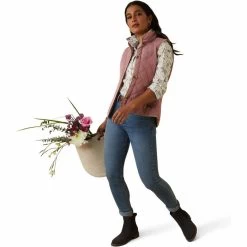 2023 Ariat Womens Woodside 2.0 Vest 10043456 - Nostalgia Rose Colour Nostalgia Rose -Equestrian Clothing Store 5889 10043456 full.700x700