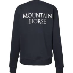 2023 Mountain Horse Womens MH Sweatshirt 4531014 - Navy Colour Navy -Equestrian Clothing Store 5951 MH20Sweatshirt20navy20B.700x700