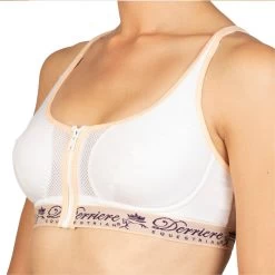 2022 Derriere Equestrian Sporteif Bra DESB17WN - White / Nude -Equestrian Clothing Store 597 202220Derriere20Equestrian20Sporteif20Bra20DESB17WN20 20White2020Nude20Close20Up203320 20Copy.700x700
