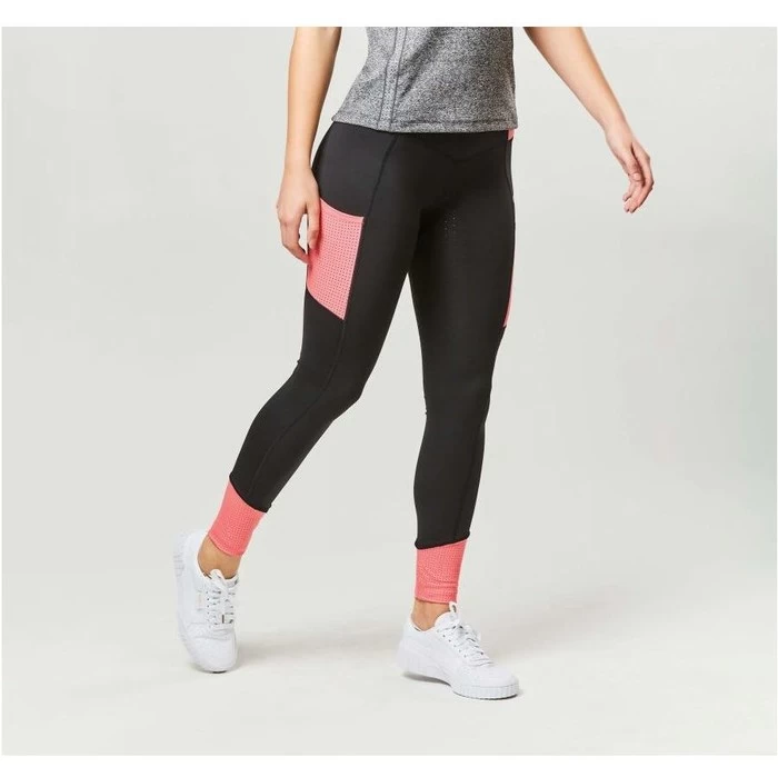 2021 Dublin Girls Power Performance Mid Rise Colour Block Tights 100492903 - Coral 3 2021 Dublin Girls Power Performance Mid Rise Colour Block Tights 100492903 - Coral