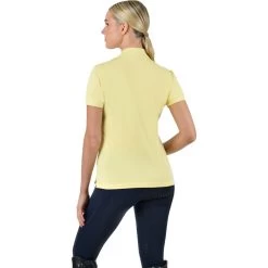 2023 Dublin Womens Lily Cap Sleeve Polo Shirt 1000385183 - Butter Colour Butter -Equestrian Clothing Store 6002 202320Dublin20Womens20Lily20Cap20Sleeve20Polo20Shirt20100038518320 20Butter20back.700x700
