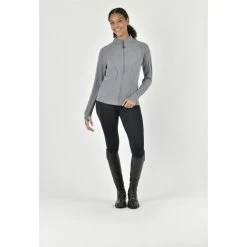 2023 Dublin Womens Reese Jacket 10184050 - Pewter -Equestrian Clothing Store 6007 1018405000 PEWTER DB Reese Jacket OMfront Image Null Hero.700x700