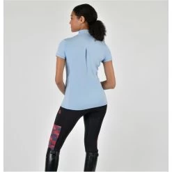 2023 Dublin Womens Kylee Short Sleeve Shirt II 10055250 - Ice Blue Colour Ice Blue -Equestrian Clothing Store 6113 1f4efe9baac4b5262b61e01a8616e2c1.700x700
