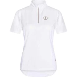 2023 Imperial Riding Womens Competition Blazer & Speedy Tech Top Rose Gold Bundle CBTT23 - Black / Rose Gold / White -Equestrian Clothing Store 6316 TT20Front206316.700x700