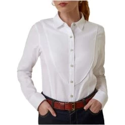 2023 Ariat Womens Muir Long Sleeve Blouse 10046372 - White -Equestrian Clothing Store 6574 202320Ariat20Womens20Muir20Long20Sleeve20Blouse201004637220 20White204.700x700