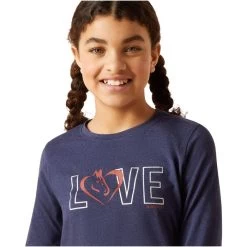 2023 Ariat Junior Love Long Sleeve T-Shirt 10046496 - Navy Heather 8 2023 Ariat Junior Love Long Sleeve T-Shirt 10046496 - Navy Heather -Equestrian Clothing Store 6591 202320Ariat20Junior20Love20Long20Sleeve20T Shirt201004649620 20Navy20Heather204.700x700