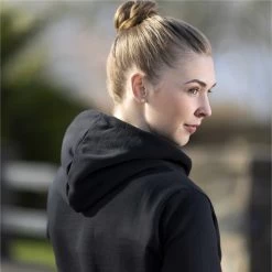 2023 HKM Womens Equine Sports Style Hoodie 13297 - Black / Rose Gold -Equestrian Clothing Store 6661 202320HKM20Womens20Equine20Sports20Style20Hoodie201329720 20Black2020Rose20Gold204.700x700