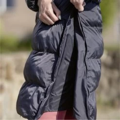 2023 HKM Womens Preston Quilted Long Riding Coat 127299300 - Deep Grey -Equestrian Clothing Store 6677 202320HKM20Womens20Preston20Quilted20Long20Riding20Coat2012729930020 20Grey203.700x700