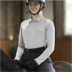 2023 HKM Rosewood All Over Print Functional Shirt 14230 - Light Grey -Equestrian Clothing Store 6679 202320HKM20Rosewood20All20Over20Print20Functional20Shirt201423020 20Light20Grey205.700x700