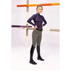 2023 Pikeur Womens Print Shirt 427200 - Blueberry Colour Blueberry -Equestrian Clothing Store 6756 pik 0223 kam 487063 487 063.700x700