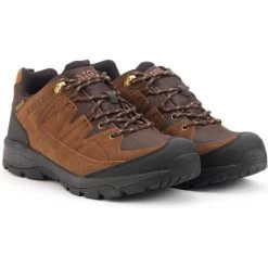 Aigle Vedur Low Mens Waterproof MTD Boots Dark Brown