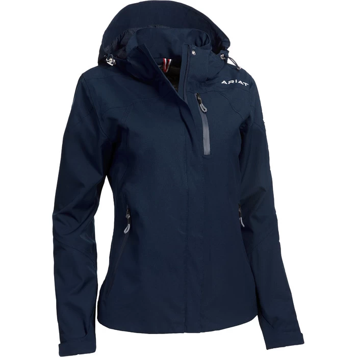 Ariat Womens Coastal H2O Jacket 10030486 - Navy 4 Ariat Womens Coastal H2O Jacket 10030486 - Navy - Image 2