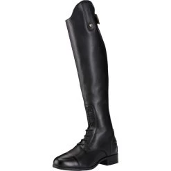 Ariat Womens Heritage Contour II Field Zip Long Riding Boots Black