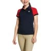 Ariat Youth Team 3.0 Polo Shirt 10030461 - Navy -Equestrian Clothing Store Ariat Youth Team 3.0 Polo Shirt 10030461 Navy.700x700
