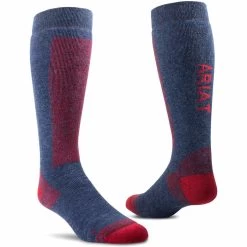 2021 AriatTek Merino Socks 10037886 - Navy / Red