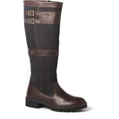 Dubarry Womens Longford Leather Boot Black / Brown -Equestrian Clothing Store Dubarry Womens Longford Leather Boot Black Brown 2.700x700