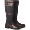 Dubarry Womens Longford Leather Boot Black / Brown -Equestrian Clothing Store Dubarry Womens Longford Leather Boot Black Brown Main.700x700