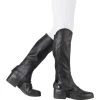Dublin Stretch Fit Half Chaps Black -Equestrian Clothing Store Dublin Stretch Fit Half Chaps Black Main.700x700 1