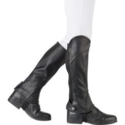 Dublin Stretch Fit Half Chaps Black