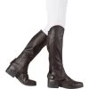 Dublin Childrens Stretch Fit Half Chaps Brown -Equestrian Clothing Store Dublin Stretch Fit Half Chaps Brown Main.700x700