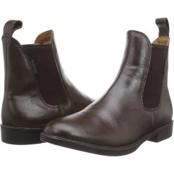 Harry Hall Womens Silvio Tex Jodhpur Boots Brown -Equestrian Clothing Store Harry Hall Tex Silvio Leather Jodhpur Boots Brown HHL41 both.700x700