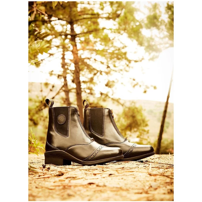 Mountain Horse Womens Aurora Front Zip Paddock Boots Black 4 Mountain Horse Womens Aurora Front Zip Paddock Boots Black - Image 2