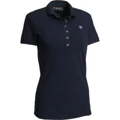 2023 Ariat Womens Prix 2.0 Short Sleeve Polo 10030467 - Navy Colour Navy