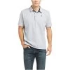2023 Ariat Mens Medal Button Polo 10035392 - Heather Grey -Equestrian Clothing Store S21 ENGL MNS 10035392 front.700x700