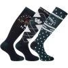 2022 HV Polo Womens Prancer Socks 3-pack 205493454 - Navy