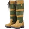 2022 Dublin Womens River Boots III 100103900 - Dark Brown / Green Colour Green/Dark Brown -Equestrian Clothing Store dublin boots river iii dbn grn01.700x700