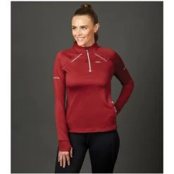 2022 Weatherbeeta Victoria Premium Thermal Baselayer Top 100625 - Maroon Colour Maroon -Equestrian Clothing Store wb baselayer victoria mrn07.700x700